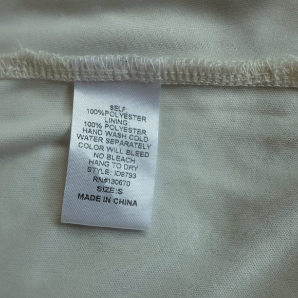 Aniina Black/White dress with midriff cut-out - Picture 4 of 4